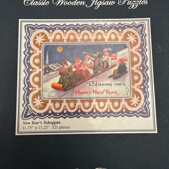 Liberty Puzzles - new year’s toboggan - Picture 5 of 7